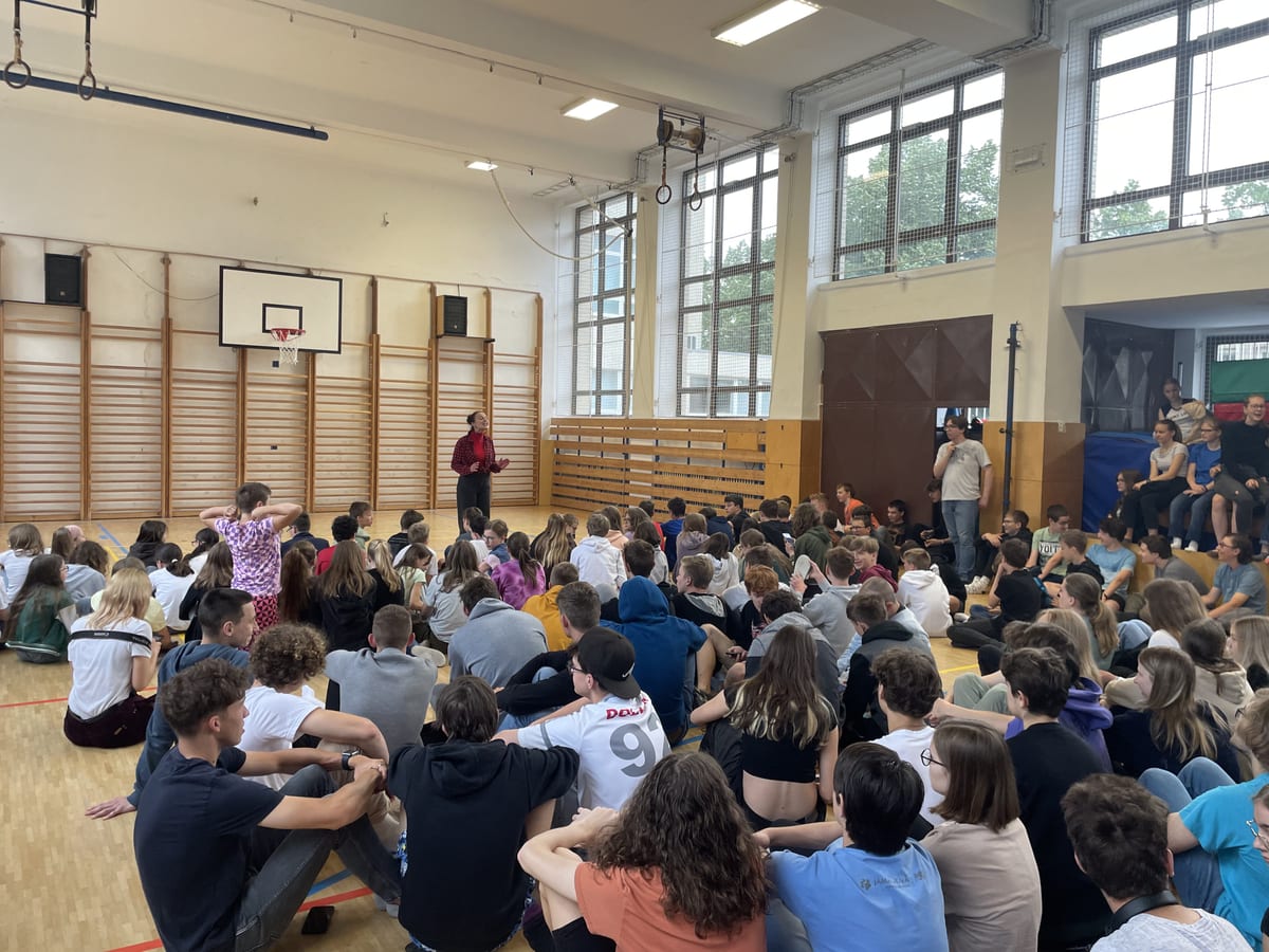 Projektový den — společný blok v tělocvičně