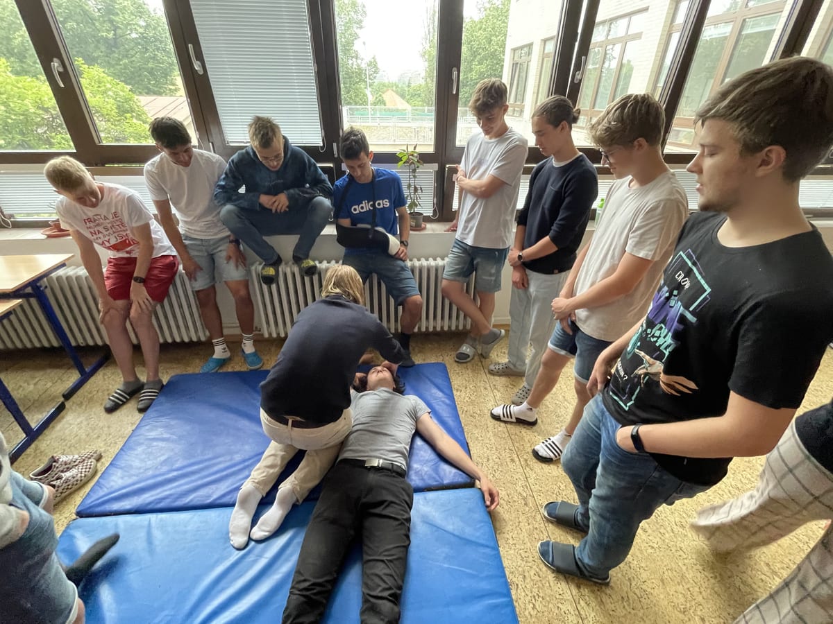 Projektový den — nácvik v učebně