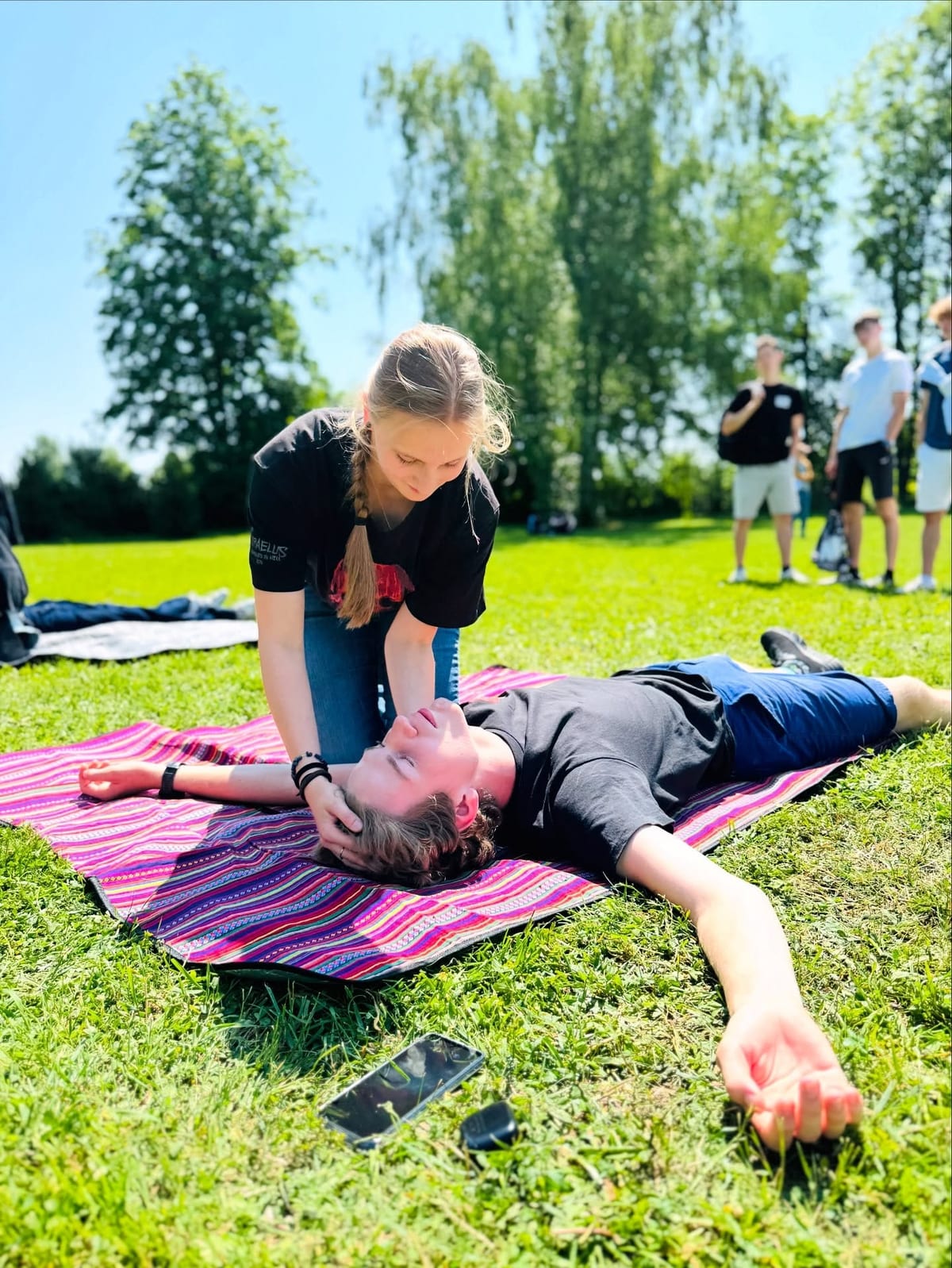 Projektový den — kontrola dechu a dýchacích cest